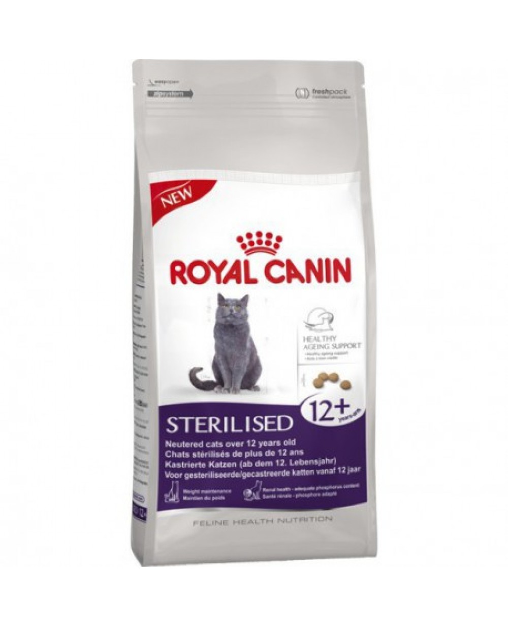 Royal canin для кошек sterilised. Роял Канин 12+ для стерилизованных кошек. Корм Роял Канин для кошек 12+. Роял конрн 12 + для стерил. Сухой корм для кошек Роял Канин Стерилайзд.