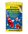 Tropical Koi goldfish basic stick alimento koi