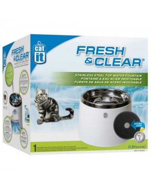 Catit bebedero fuente acero inox