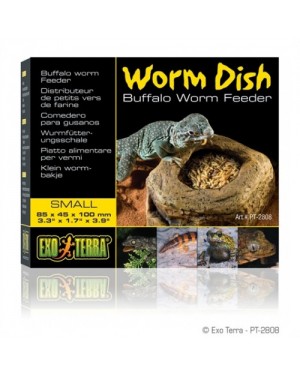 EXO TERRA worm dish comedero gusanos reptiles