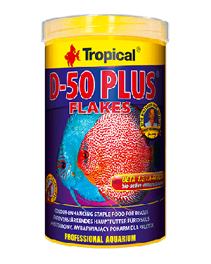 Tropical D-50 Plus alimento en escamas para discos