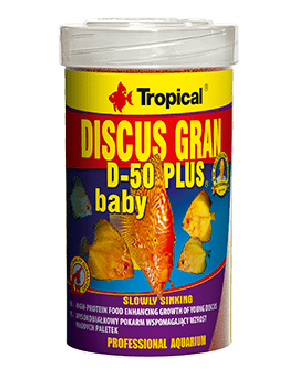 Tropical Discus gran d-50 plus baby alimento alevines discos