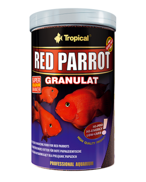 Red parrot granulat