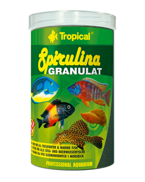 Tropical Spirulina granulat granulado vegetal