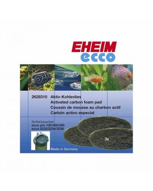 Esponjas filtrantes de carbón para filtro EHEIM Ecco 