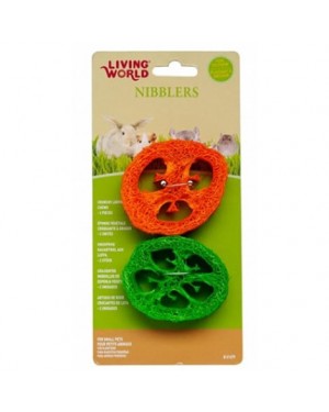 Rodajas de esponja Living world nibblers 