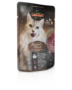 Comida húmeda de alta calidad para gatos Leonardo Menu Carne