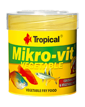 Tropical Mikrovit vegetable dieta para alevines