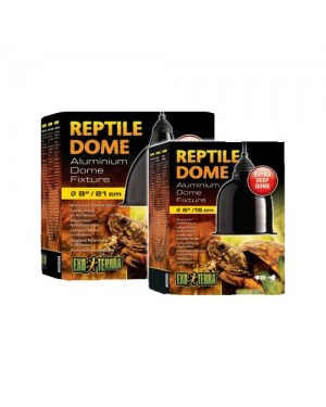 EXO TERRA reptile dome portalámpara aluminio